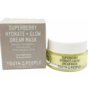Youth To The People Super Berry Hydrate and Glow Dream Mask 15mL/.5oz Overnight